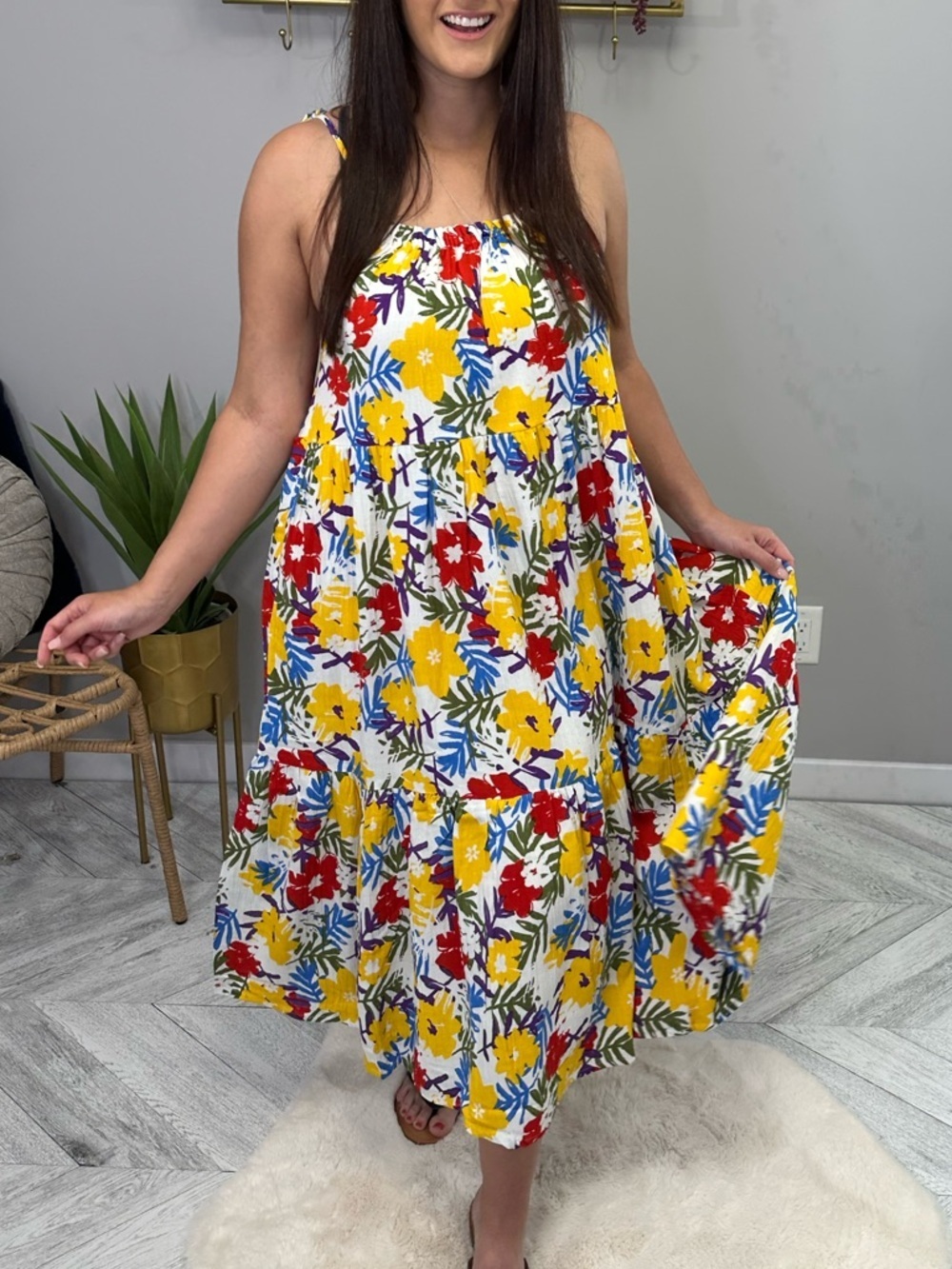Floral Woven Dress